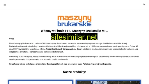 maszynybrukarskie.pl alternative sites
