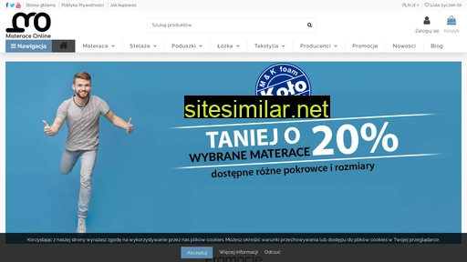 materaceonline.pl alternative sites
