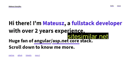 mateusz-szmytko.pl alternative sites