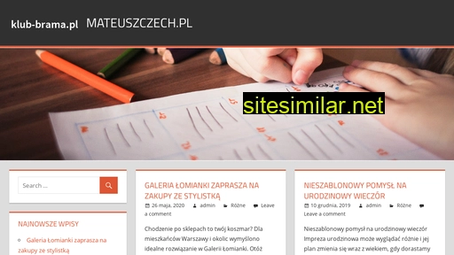 mateuszczech.pl alternative sites