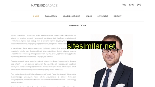 mateuszgadacz.pl alternative sites