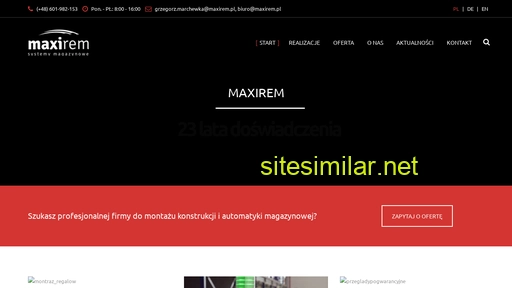 maxirem.pl alternative sites