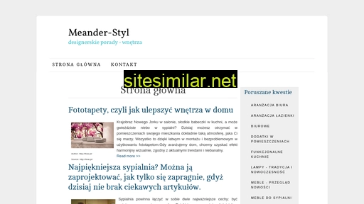 meanderstyl.pl alternative sites