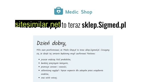 medic-shop.pl alternative sites