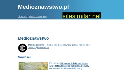 medioznawstwo.pl alternative sites