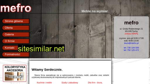 mefro.pl alternative sites