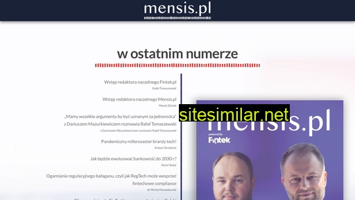 mensis.pl alternative sites