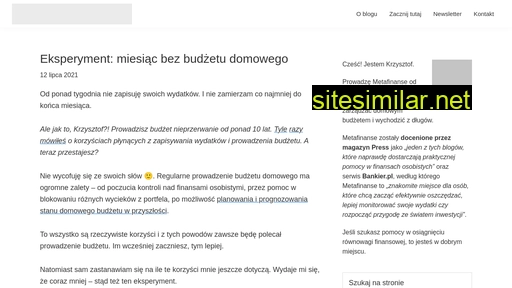 metafinanse.pl alternative sites