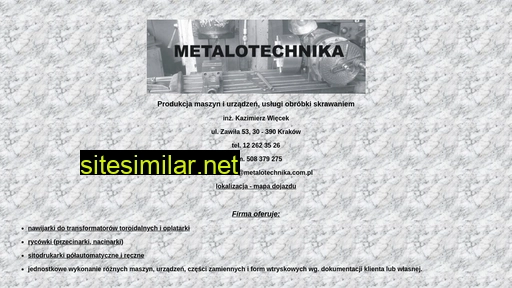 metalotechnika.com.pl alternative sites