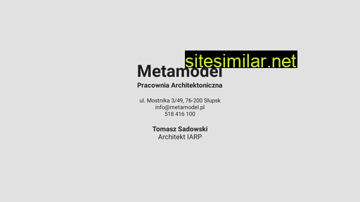 metamodel.pl alternative sites