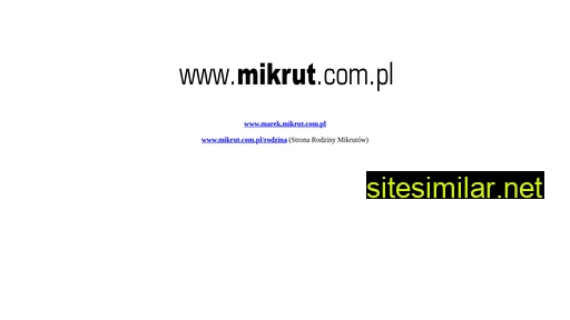 mikrut.com.pl alternative sites