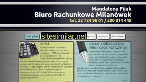 milanowekbiurorachunkowe.pl alternative sites