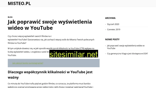 misteo.pl alternative sites