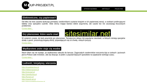 mjup-projekt.pl alternative sites