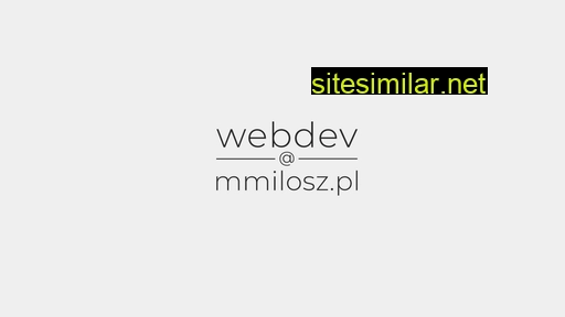 mmilosz.pl alternative sites