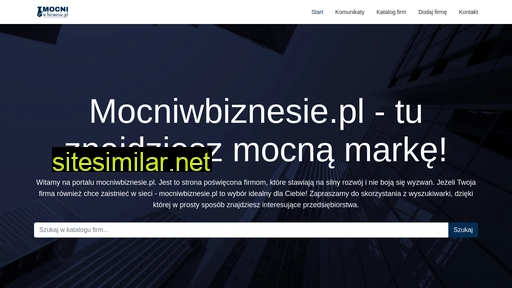 mocniwbiznesie.pl alternative sites