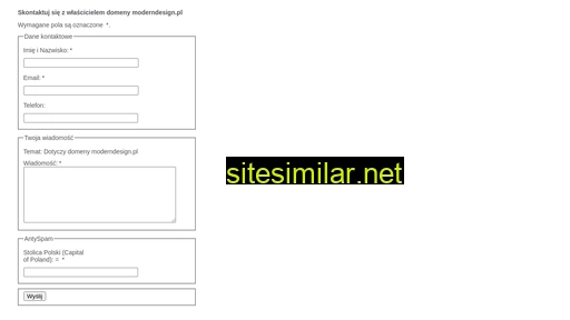 moderndesign.pl alternative sites