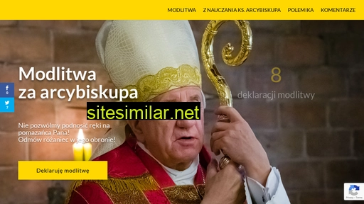 modlitwazaarcybiskupa.pl alternative sites