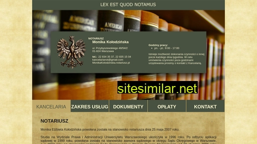 monikakolodzinska.notariusz.pl alternative sites