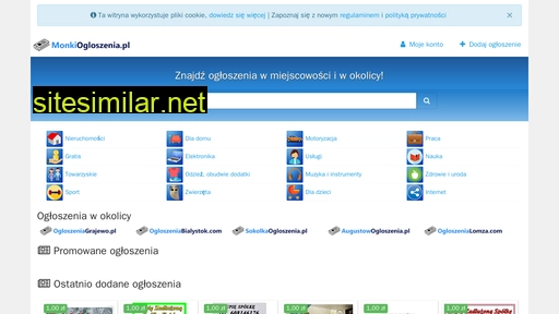 monkiogloszenia.pl alternative sites