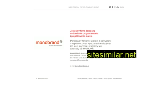 Monobrand similar sites