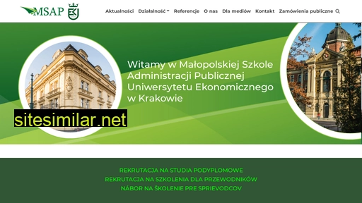 msap.uek.krakow.pl alternative sites