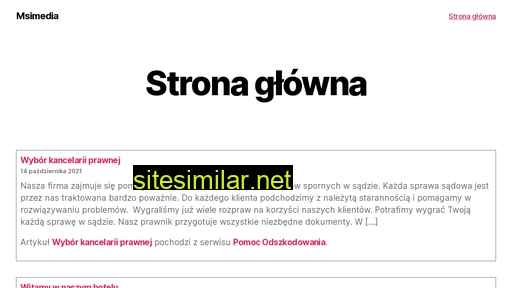 msimedia.pl alternative sites