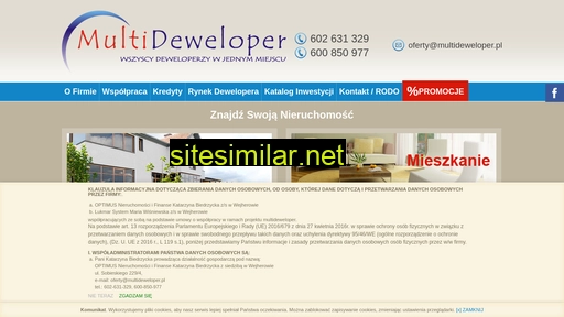 Multideweloper similar sites