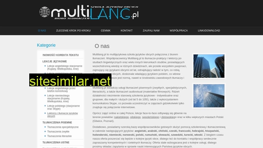 multilang.pl alternative sites