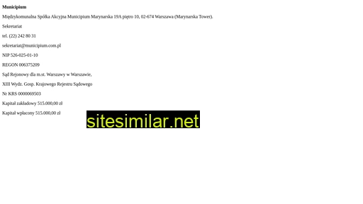 municipium.com.pl alternative sites
