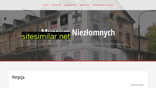 muzeumniezlomnych.pl alternative sites