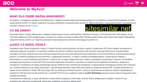 my.aco.com.pl alternative sites