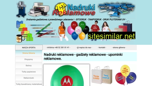 nadrukireklamowe.com.pl alternative sites