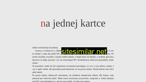 najednejkartce.pl alternative sites