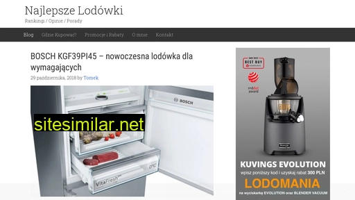najlepszelodowki.com.pl alternative sites