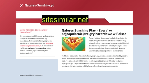 natures-sunshine.pl alternative sites
