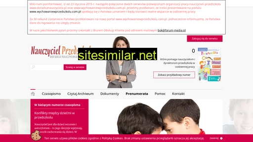 nauczycielprzedszkola.pl alternative sites