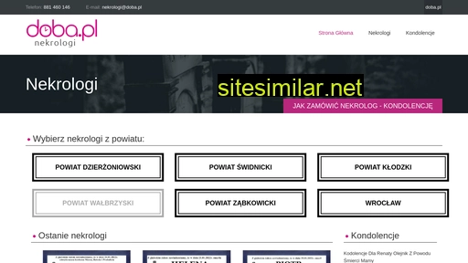 nekrologi.doba.pl alternative sites