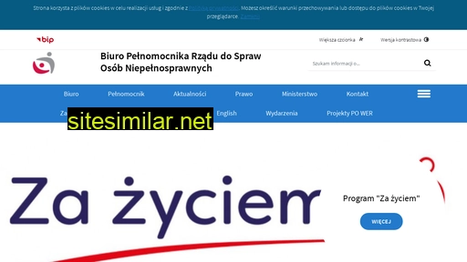 niepelnosprawni.gov.pl alternative sites