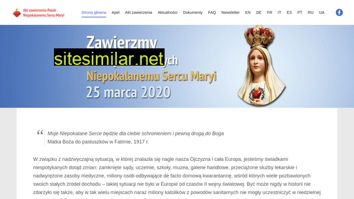 niepokalanesercemaryi.pl alternative sites