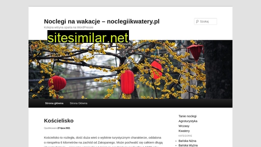 noclegiikwatery.pl alternative sites