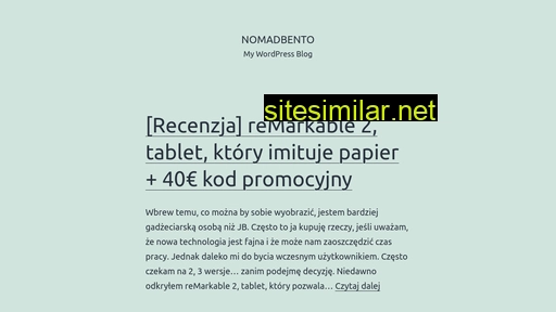 nomadbento.pl alternative sites