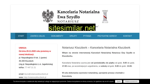 notariuszkluczbork.pl alternative sites
