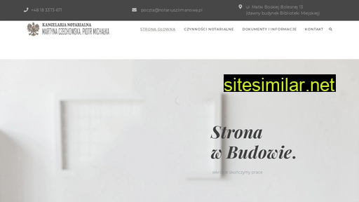 notariuszlimanowa.pl alternative sites