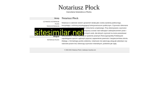 notariuszplock.pl alternative sites