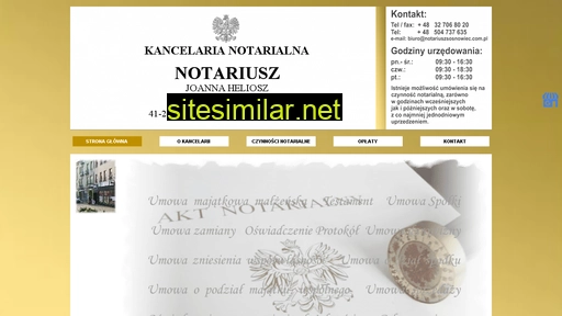 notariuszsosnowiec.com.pl alternative sites