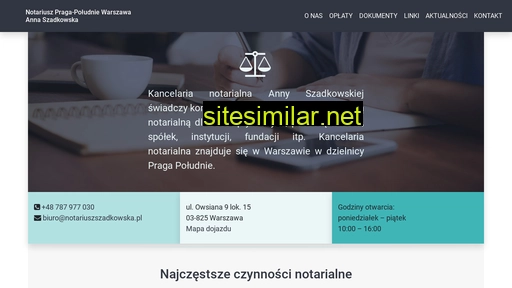 notariuszszadkowska.pl alternative sites