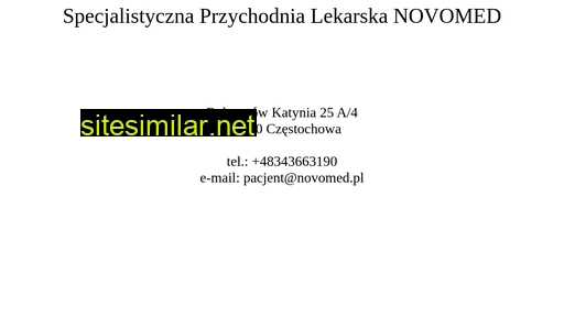 novomed.pl alternative sites
