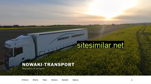 nowaki-transport.pl alternative sites