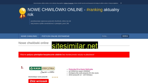 nowechwilowkionline.pl alternative sites